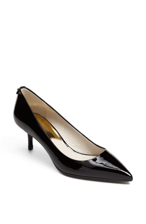 michael kors black kitten heels
